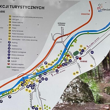 Zielone Zarabie Residence Myslenice Bagian luar foto